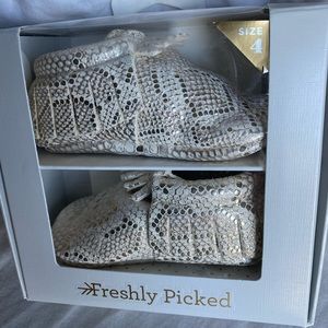 Freshly picked brand new moccasins size 4